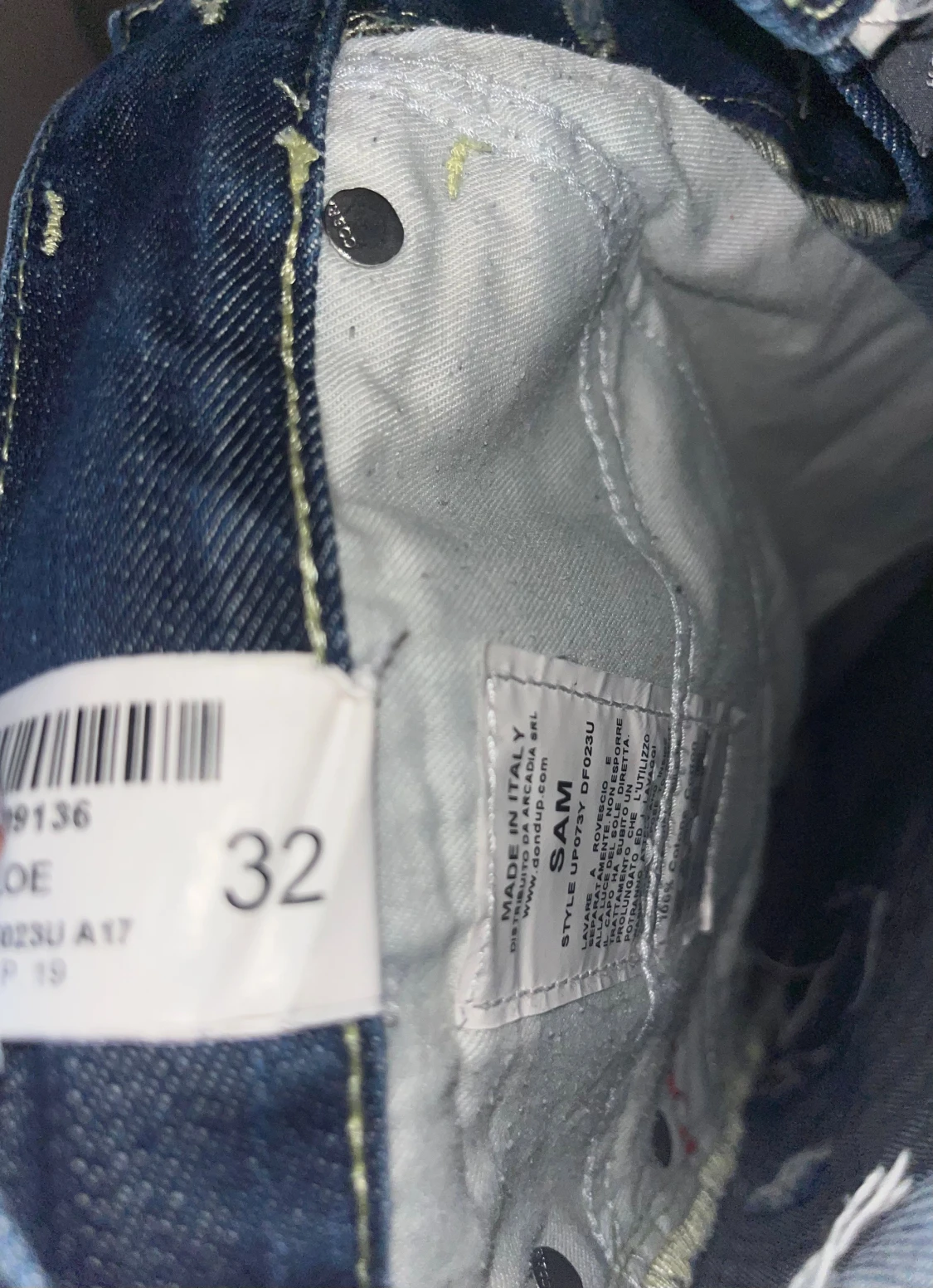 Blå distressed jeans från DSQUARED2 - 2
