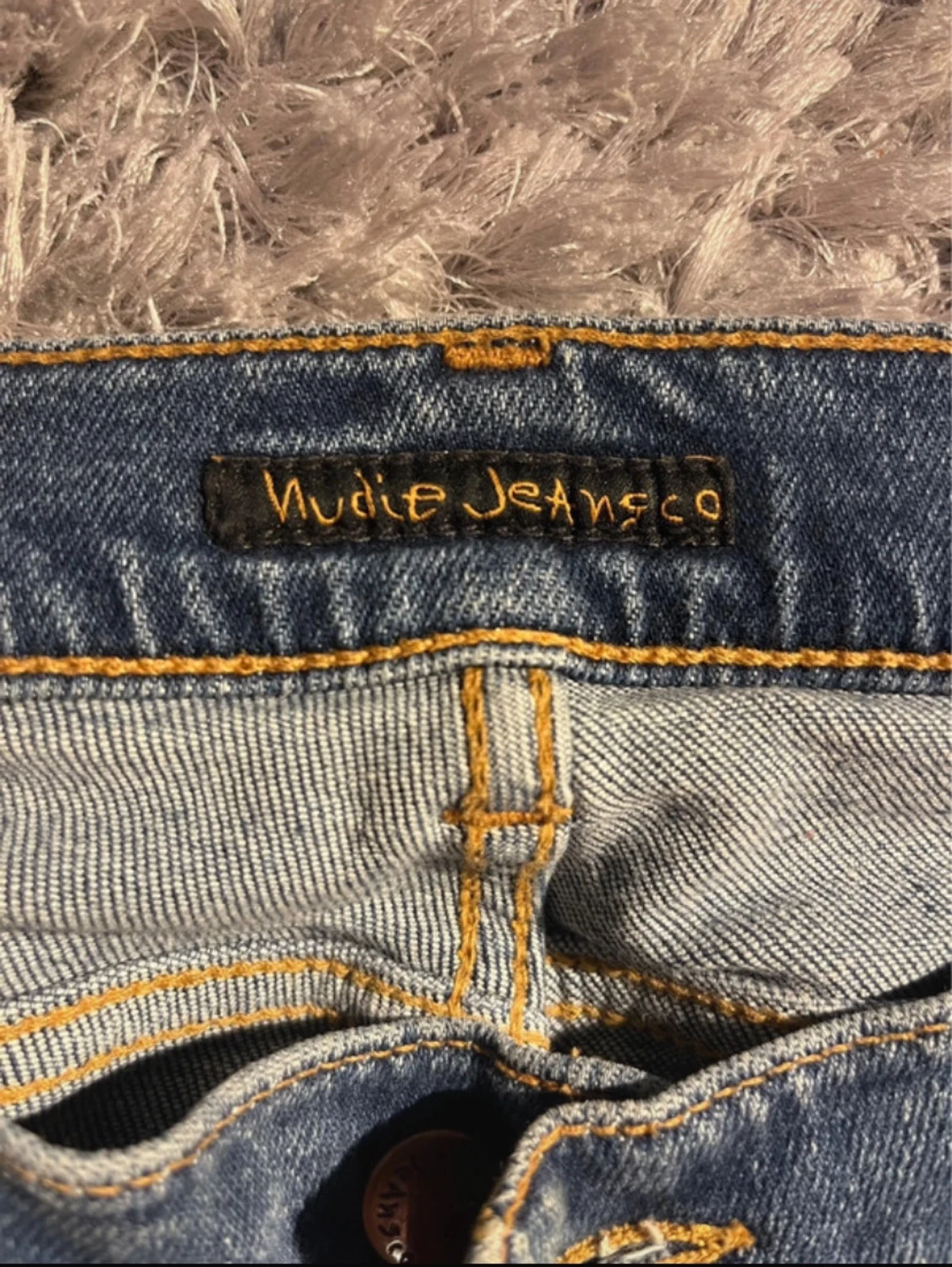 Blåa Nudie Jeans  - 2