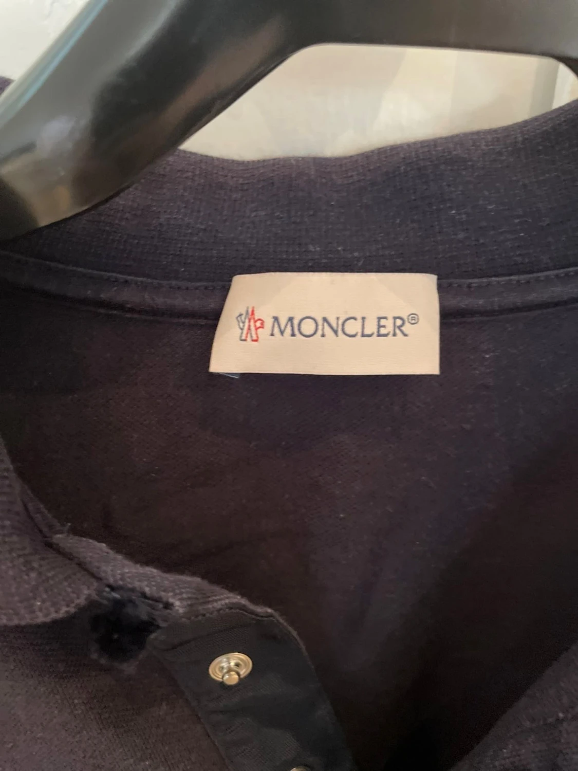 Blå pikétröja från Moncler - 2