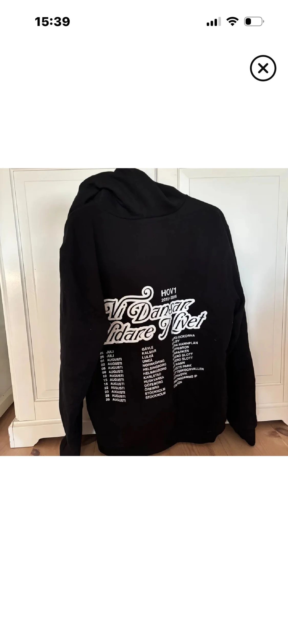 Svart Hov1 hoodie - 1