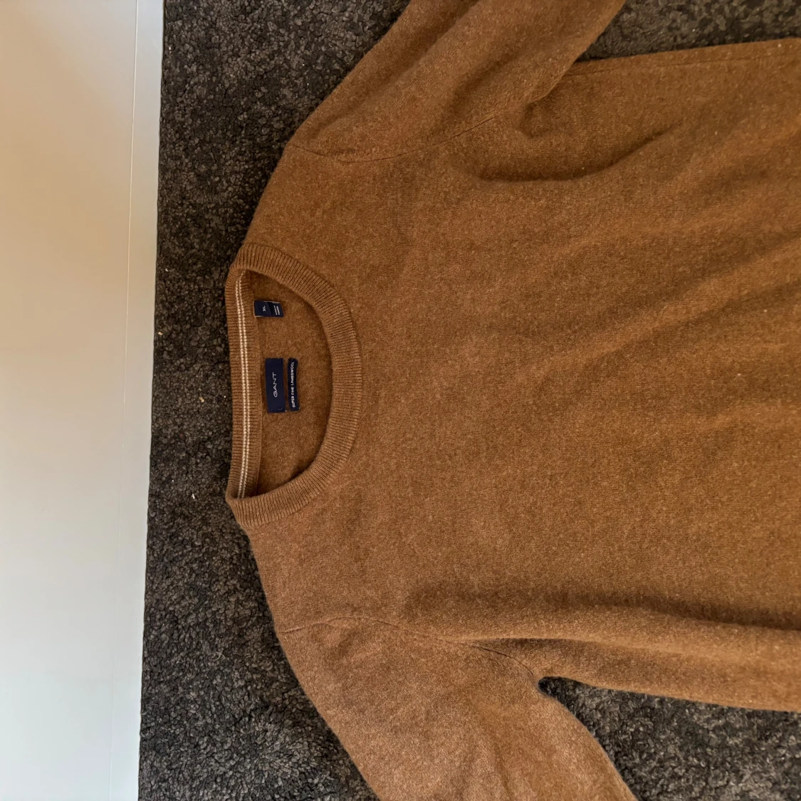 Brun stickad tröja från Gant