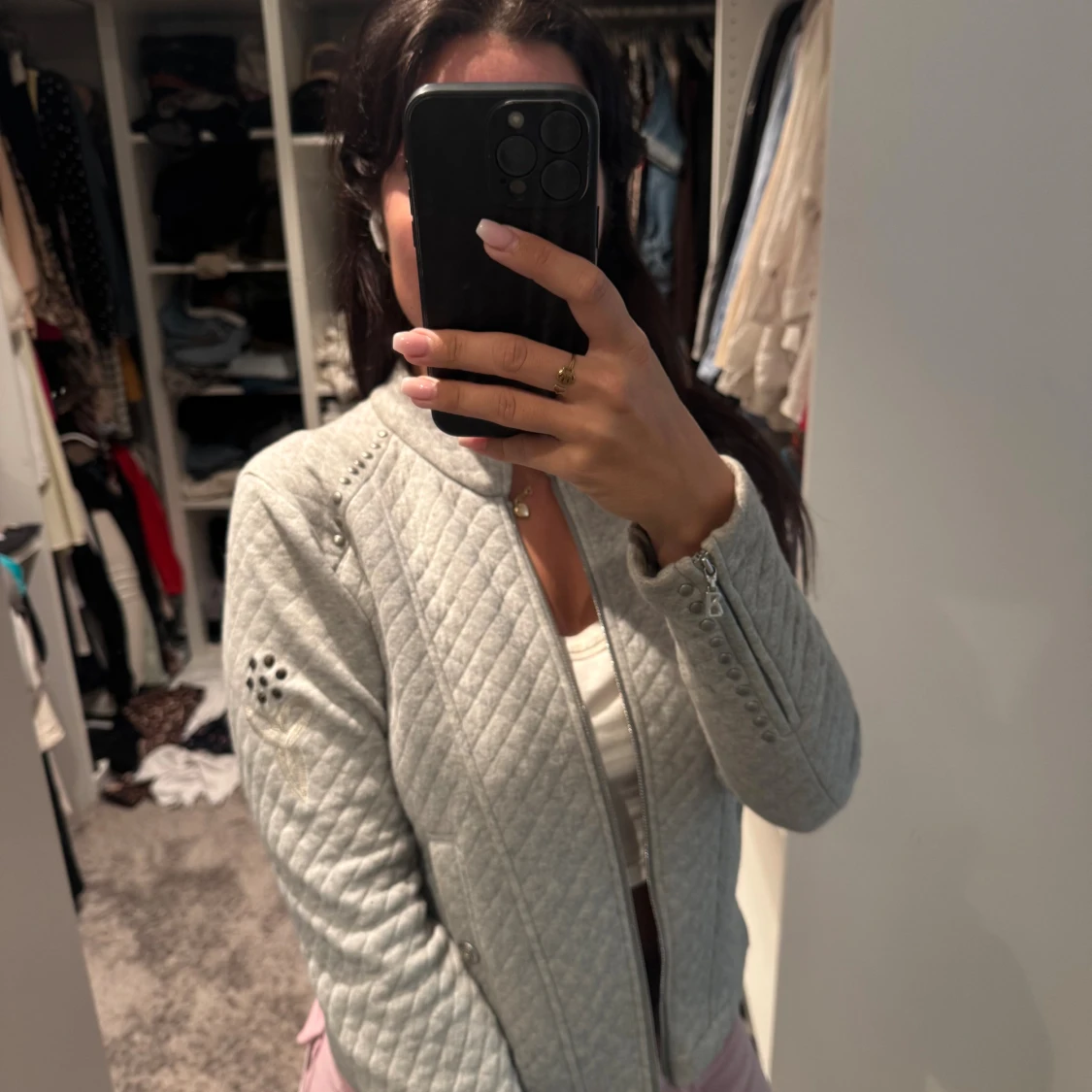 Grå quiltad jacka från Bogner - 2