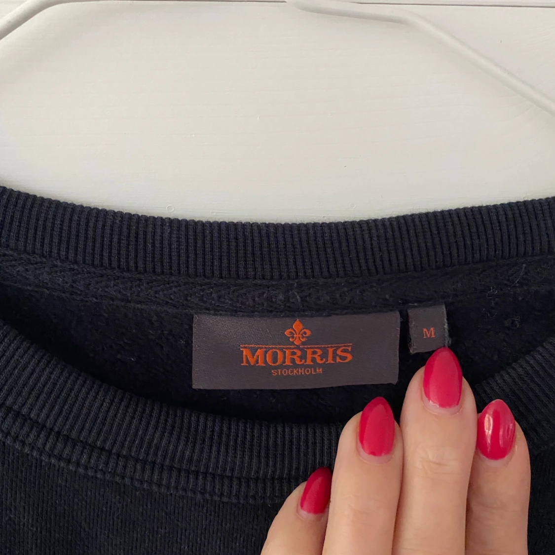 Svart sweatshirt från Morris, M - 2