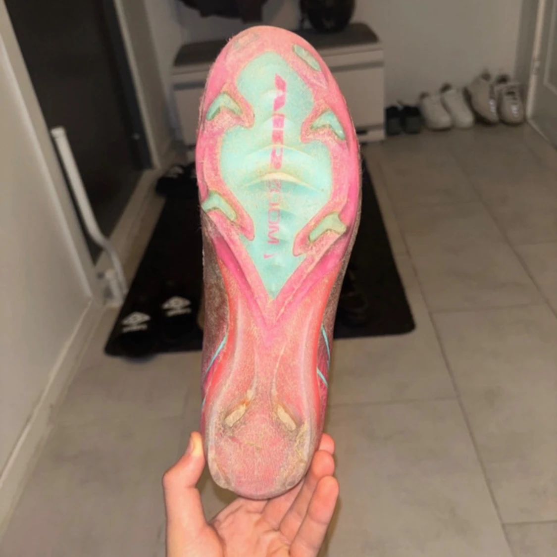 Nike Mercurial rosa fotbollsskor - 3