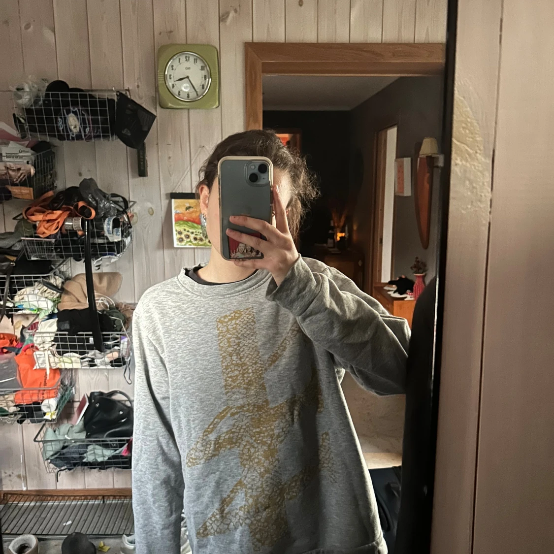 Grå sweatshirt från Carin Western