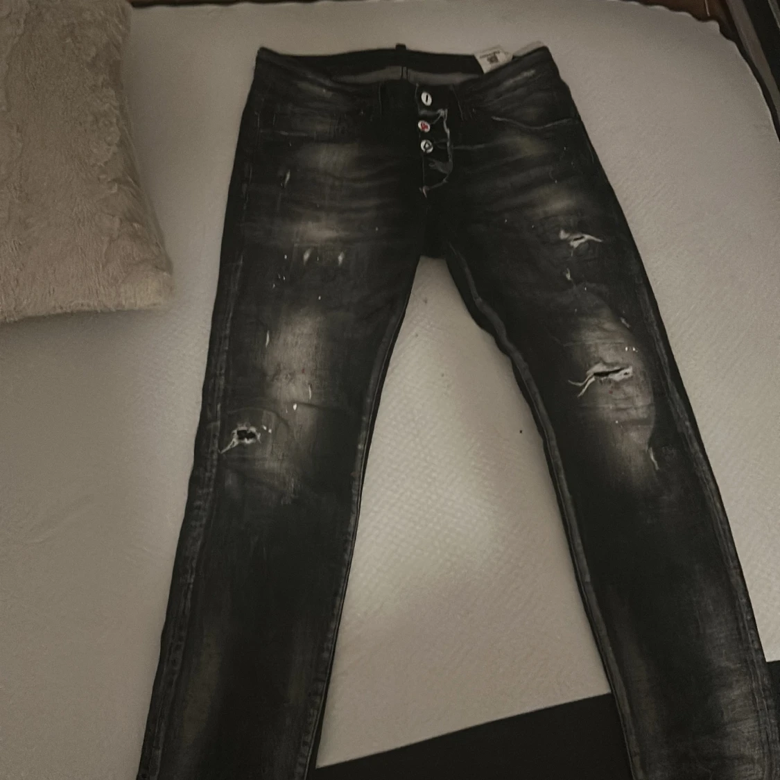 Svarta Dsquared2 Pac-Man jeans slim fit