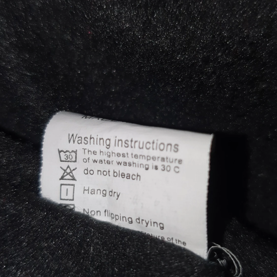 Svarta mjukisbyxor med tryck - 2