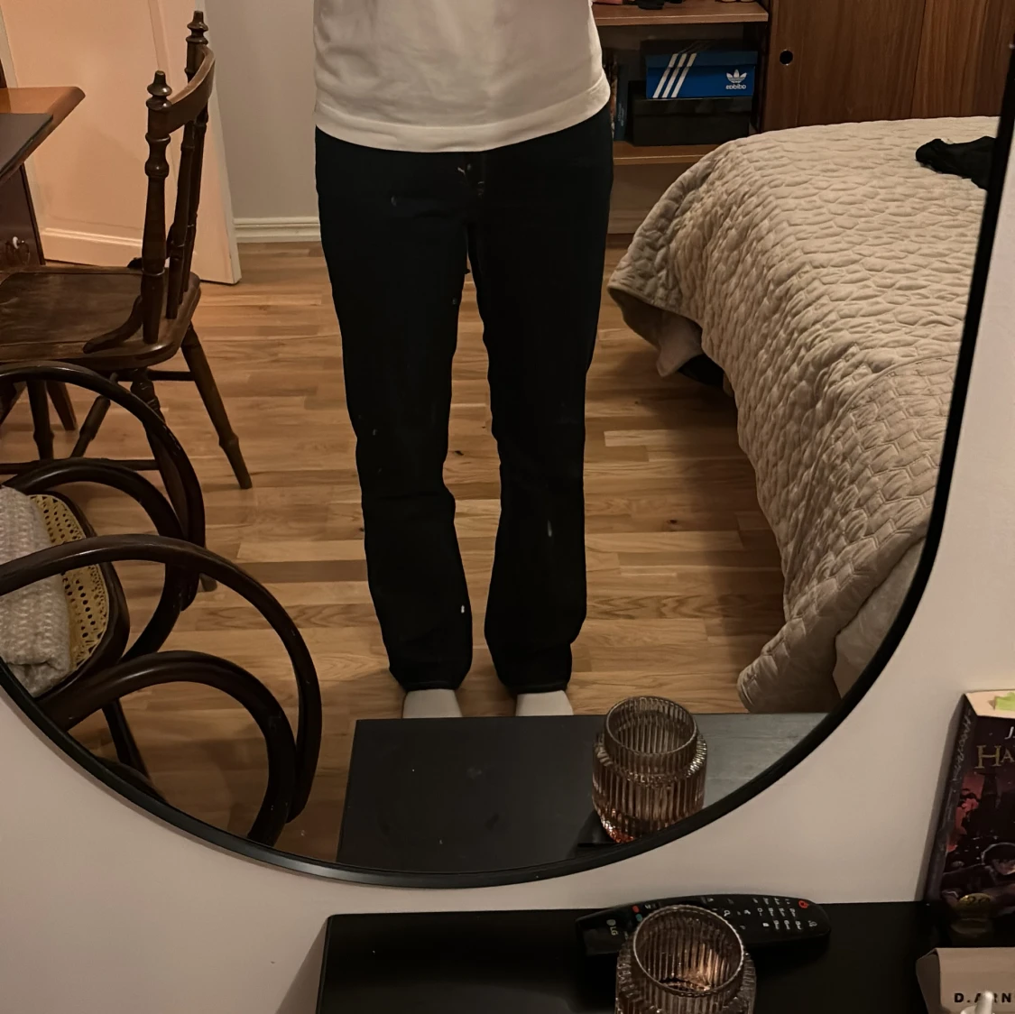 Mörkblå jeans från Weekday - 3