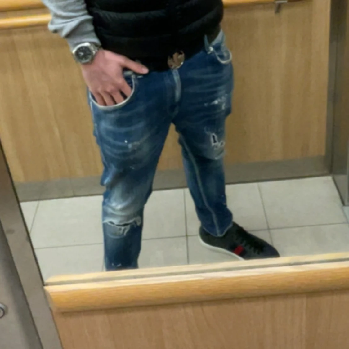 Dondup Alex superskinny jeans blå