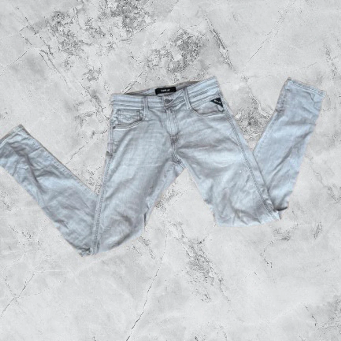 Replay ljusgrå slim jeans