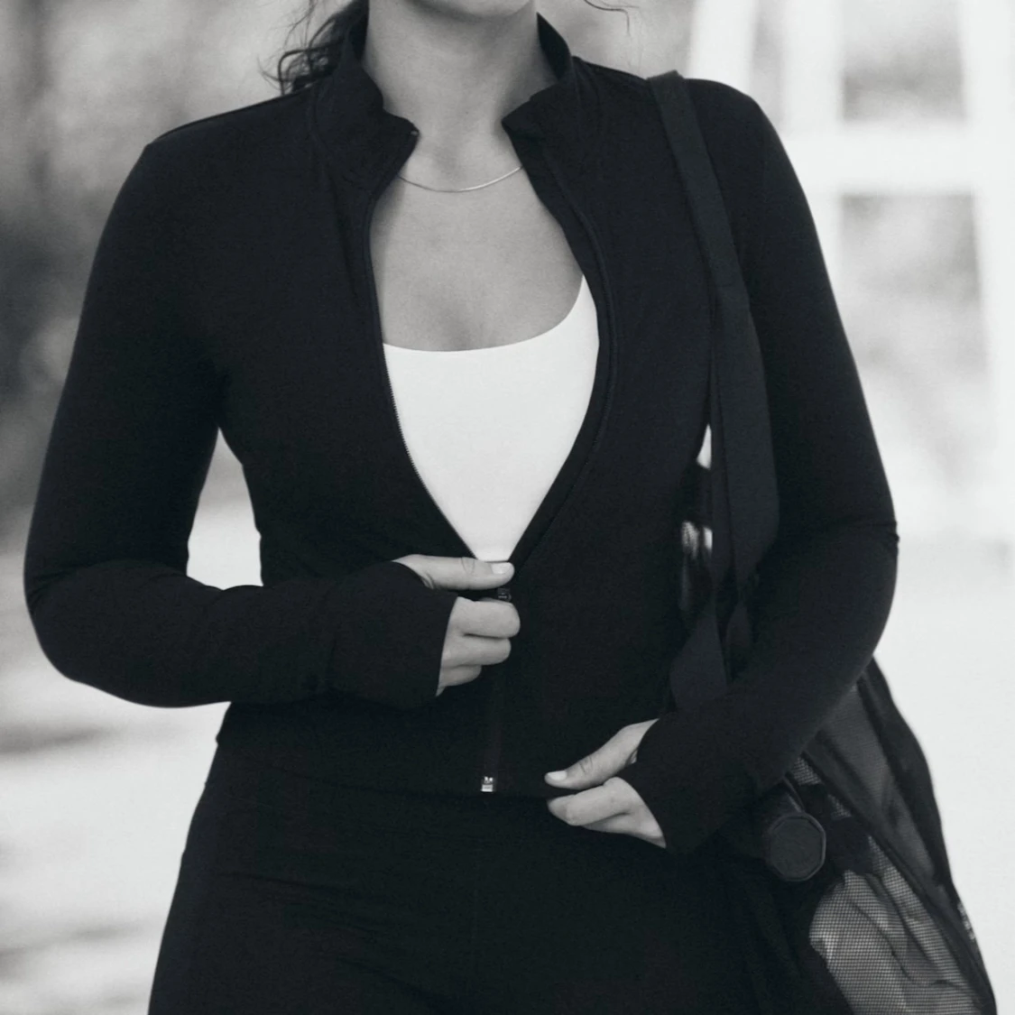  Träningsjacka med dragkedja  - 1