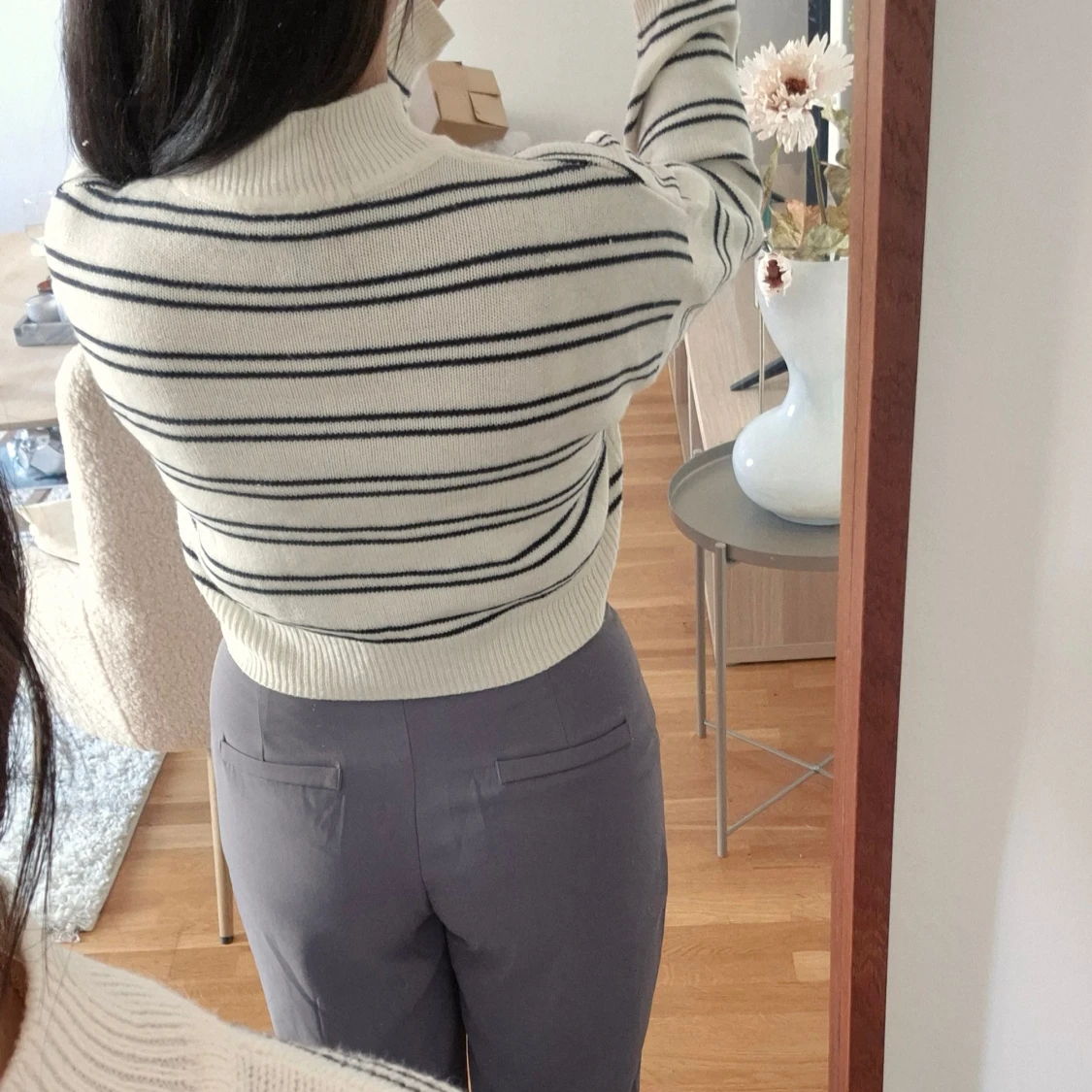 Randig stickad tröja - 2