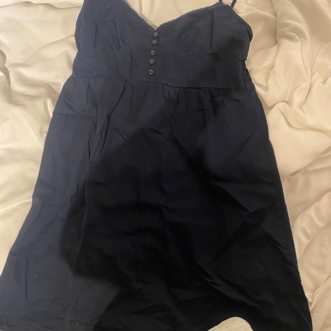 Marinblå kortklänning Brandy Melville - 3