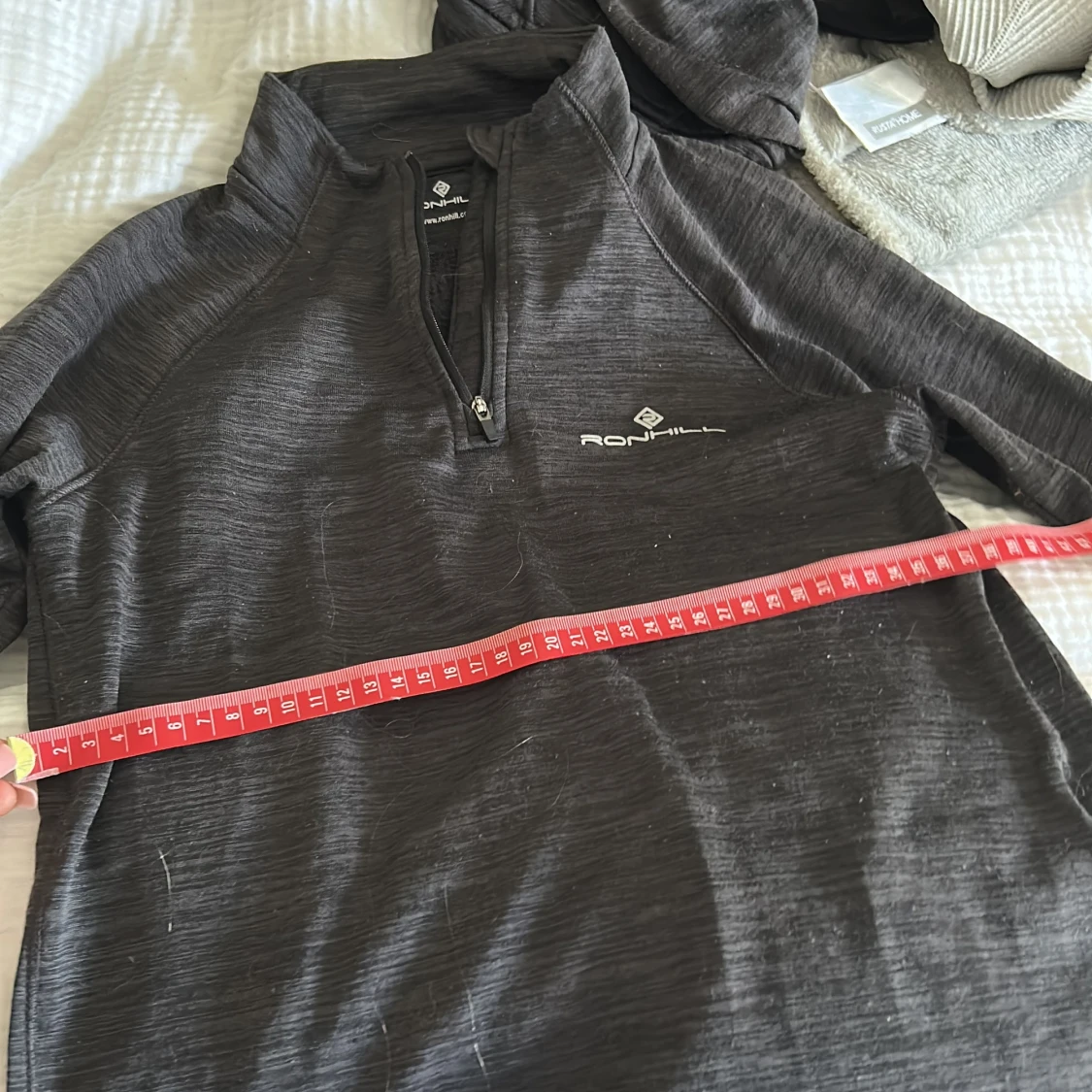 Svart Ronhill träningströja half zip - 3