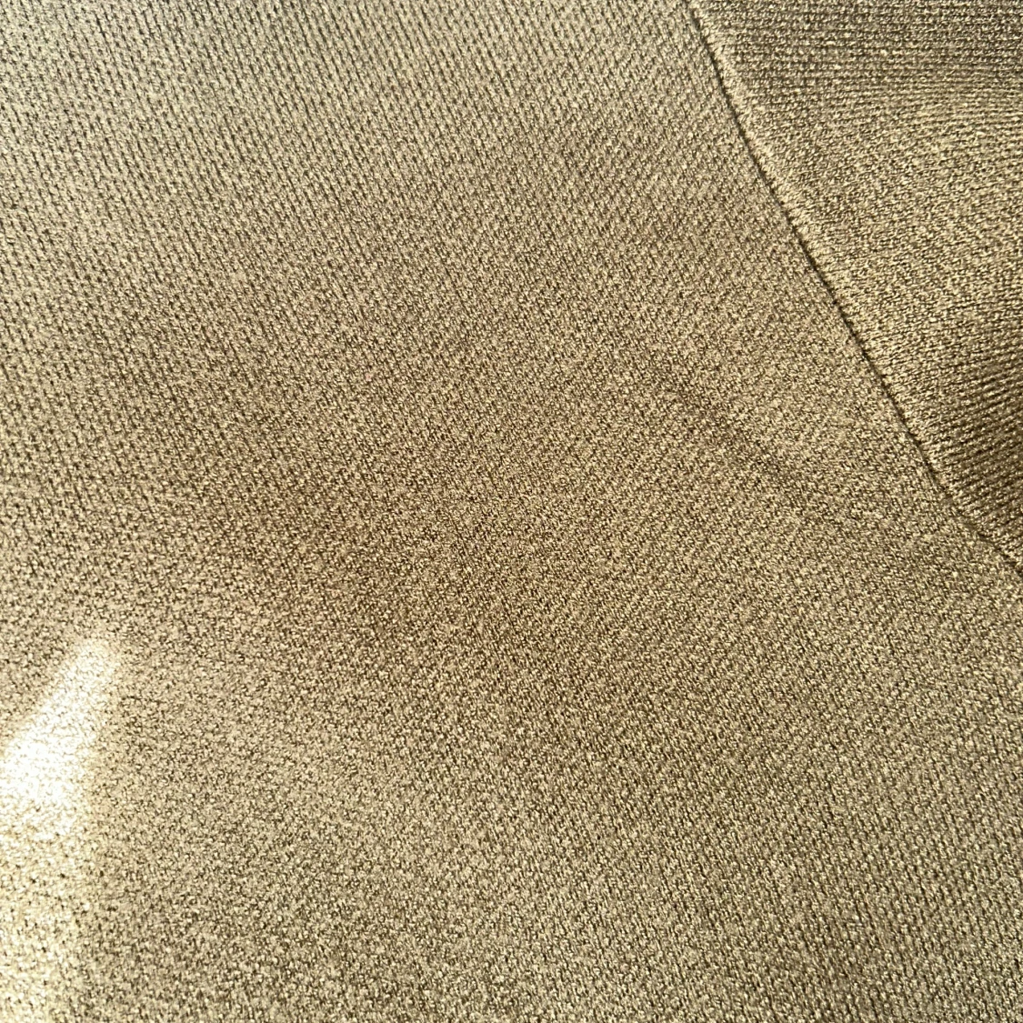 Olivgrön stickad hoodie med huva - 3