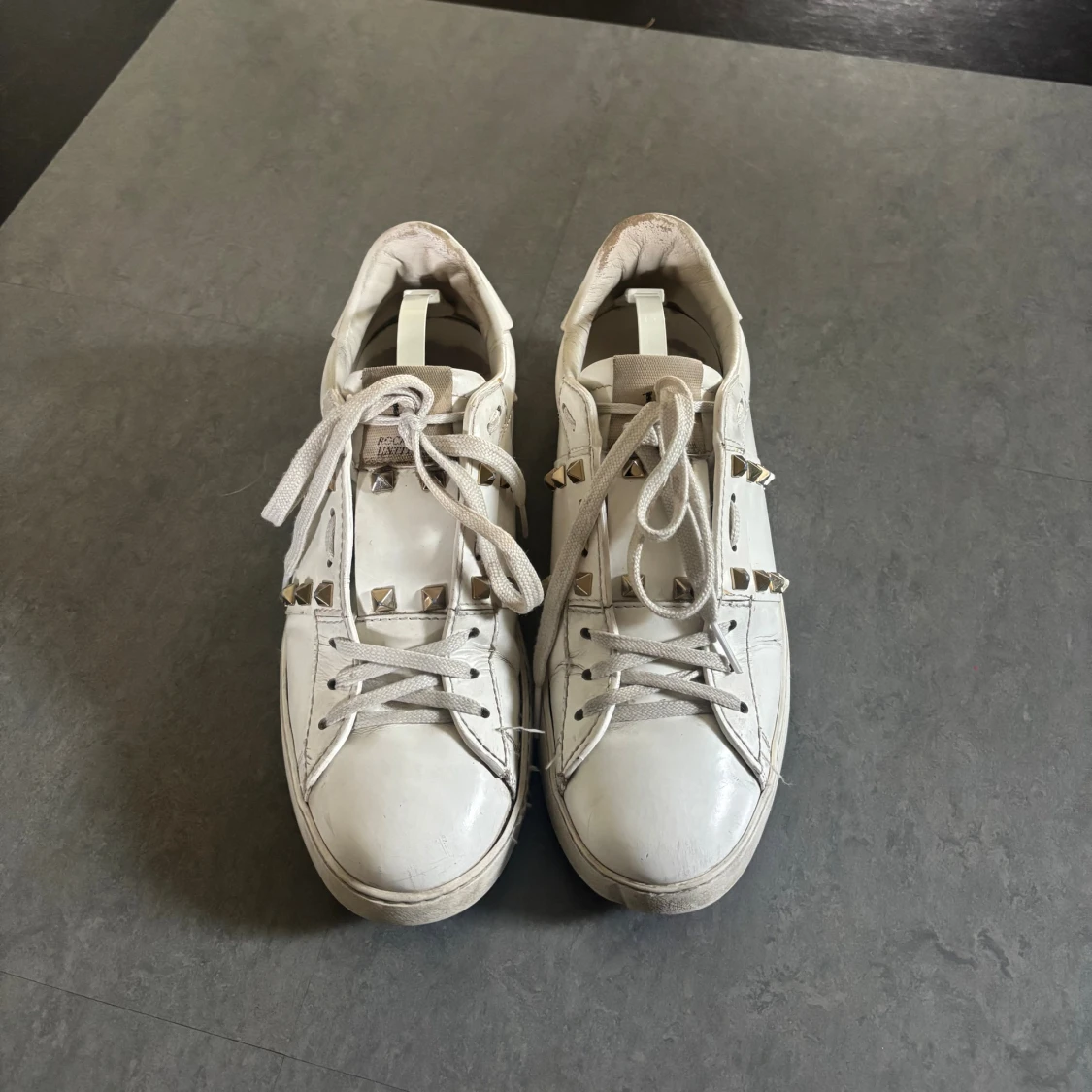 Valentino Rockstud vita sneakers - 1