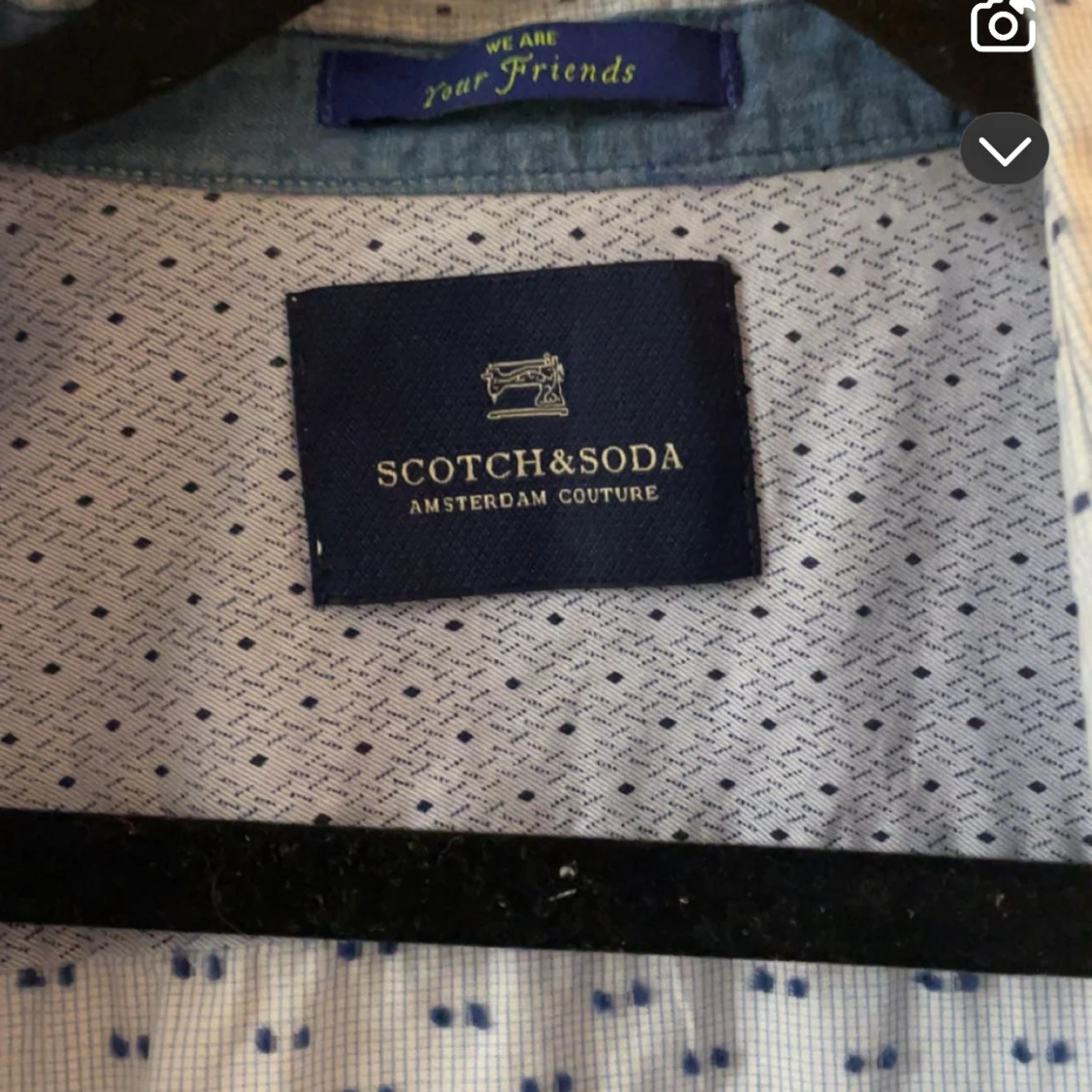 Ljusblå mönstrad skjorta Scotch & Soda - 1