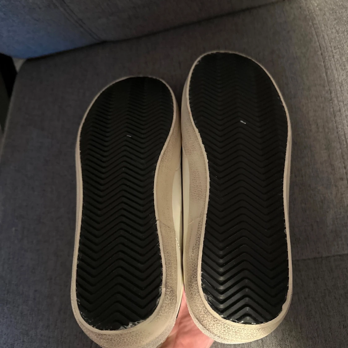 Golden Goose Superstar sneakers vit/grå (fraktar samma dag) - 1