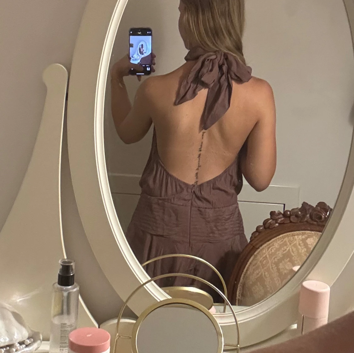 Klänning med volang - 1