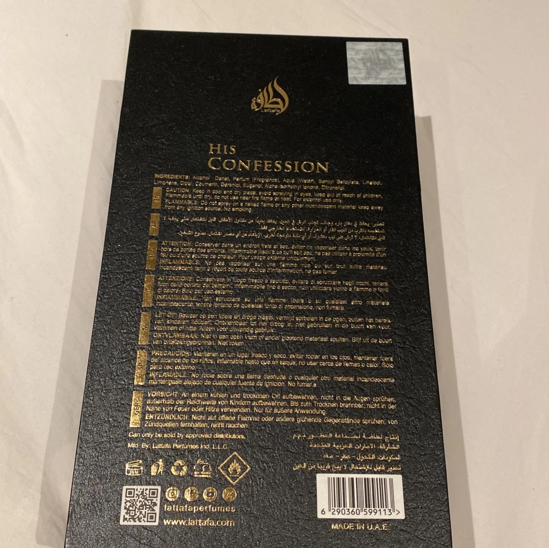 Lattafa His Confession EDP 100 ml - 3