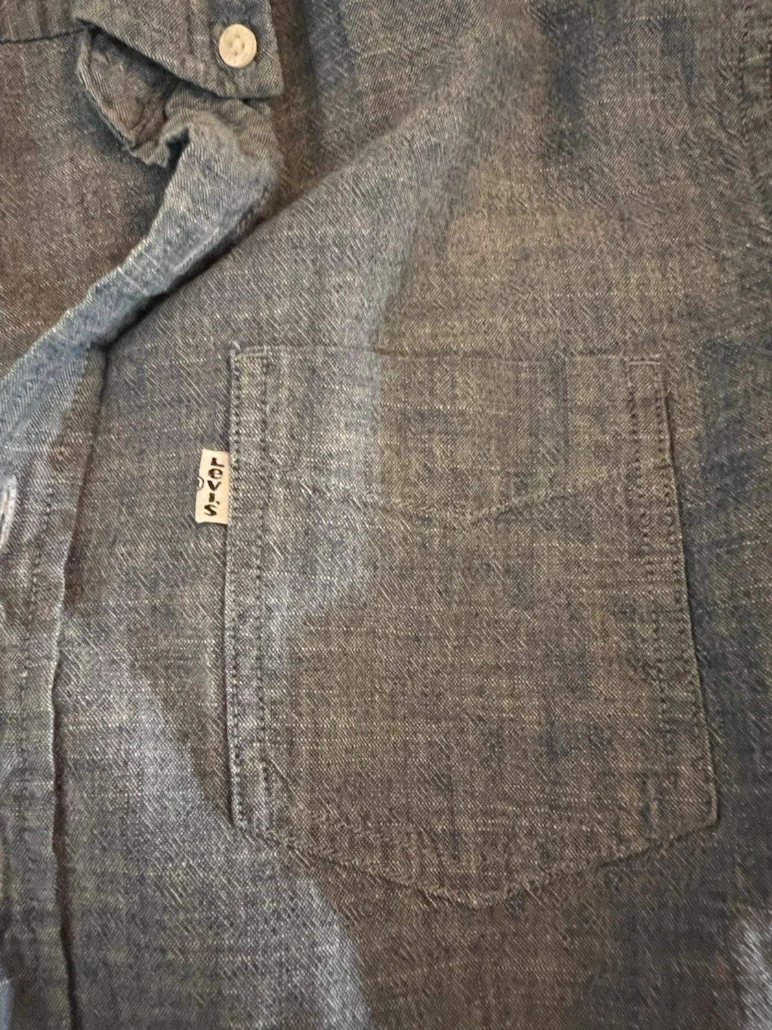 Blå linneskjorta från Levi's - 1