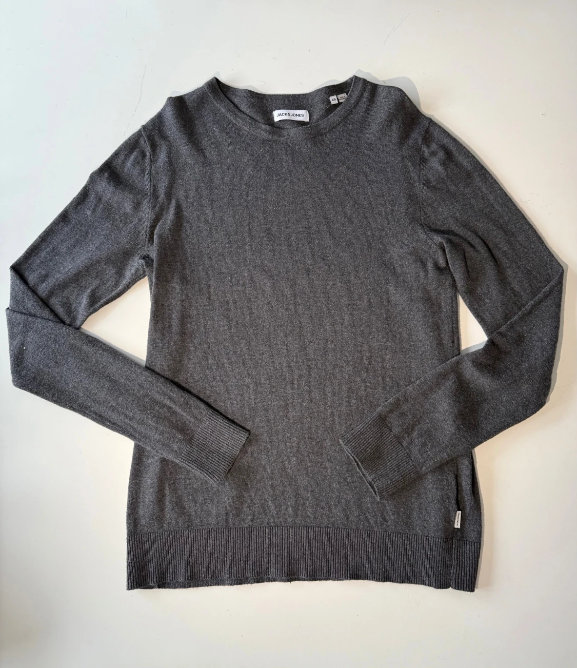 Mörkgrå stickad tröja Jack & Jones  - 1
