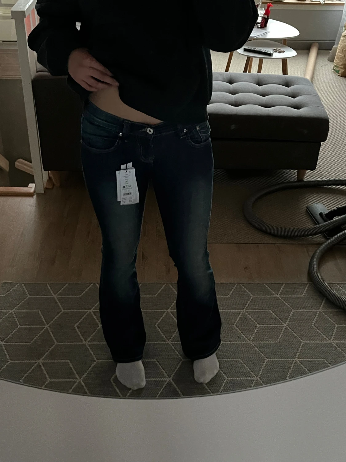 Perfekt Jeans blå bootcut jeans - 4