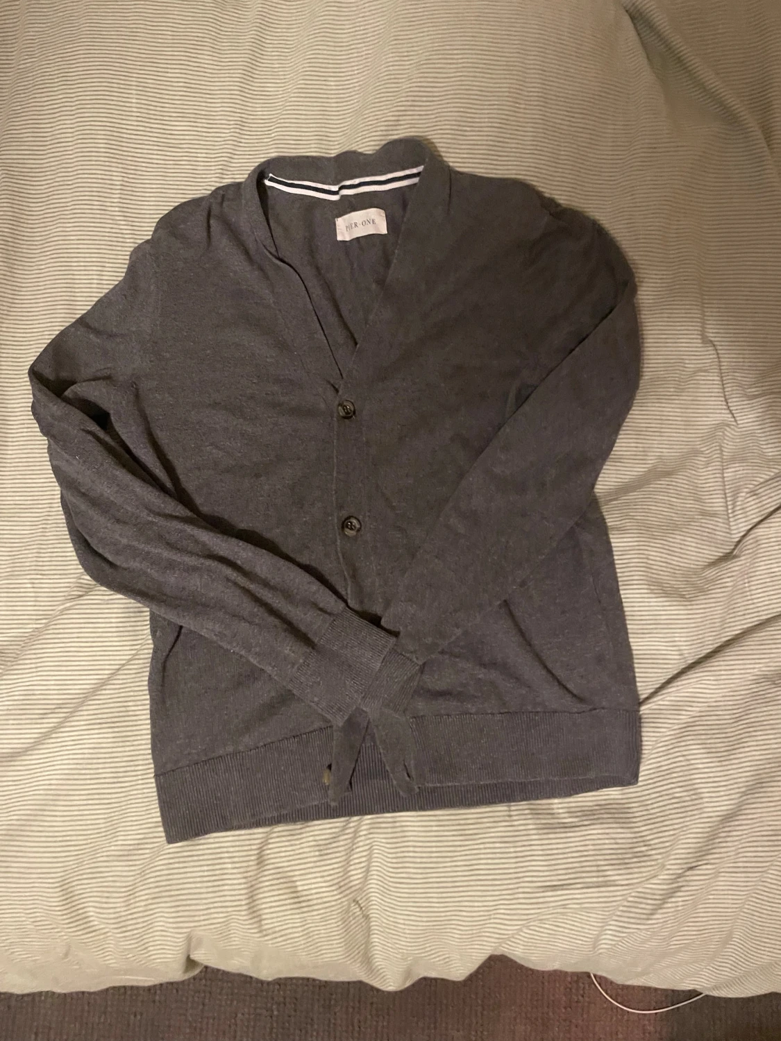 Grå kofta från Pier One, storlek S - 1