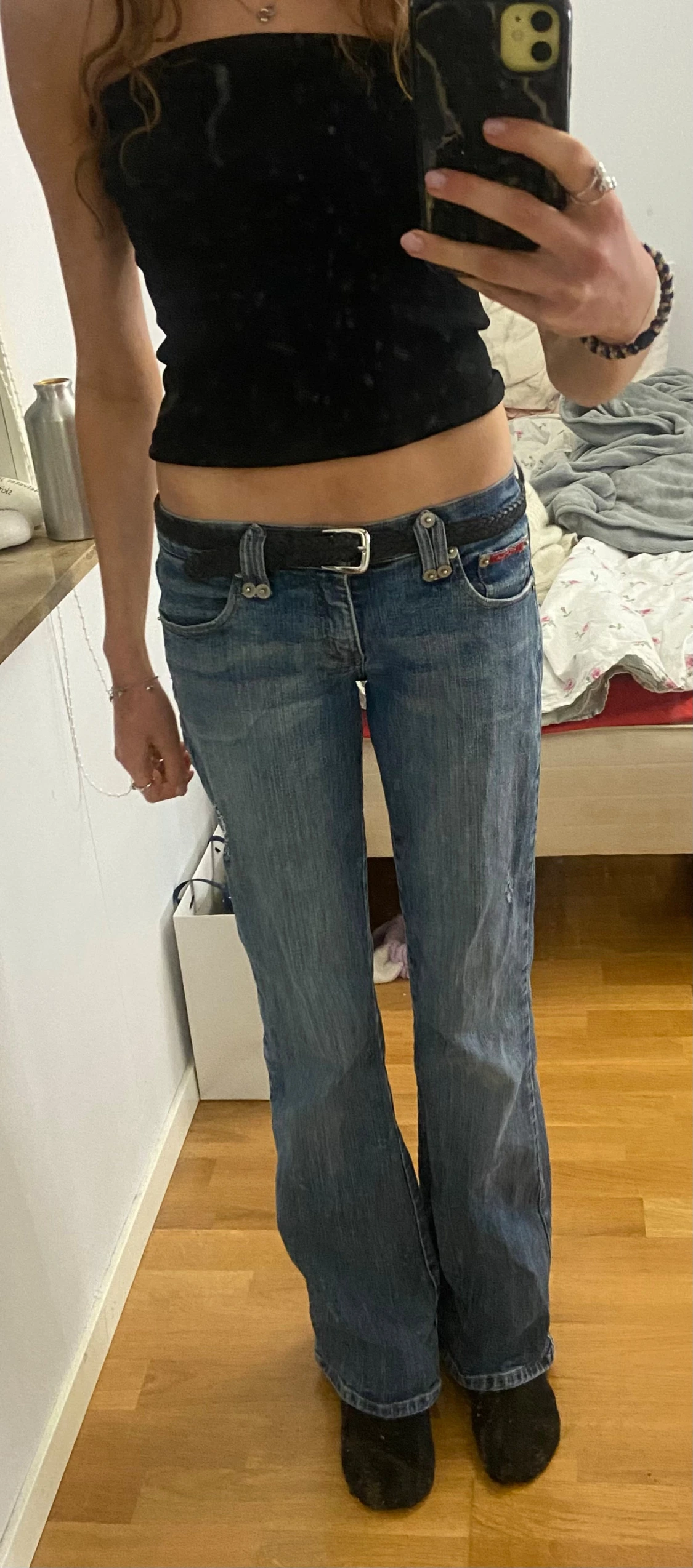 Lågmidjade jeans  - 2