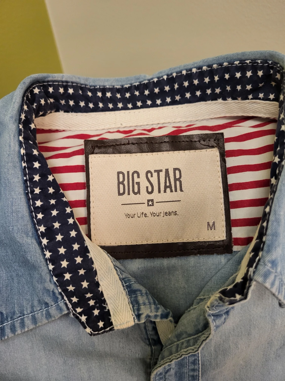 Ljusblå jeansskjorta från Big Star - 2