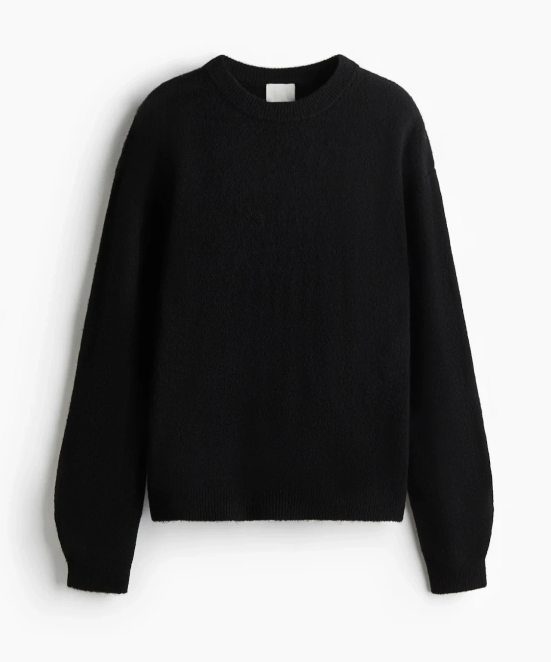 Svart stickad tröja från hm