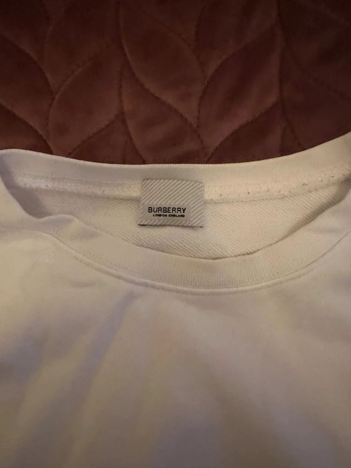 Vit sweatshirt från Burberry - 1