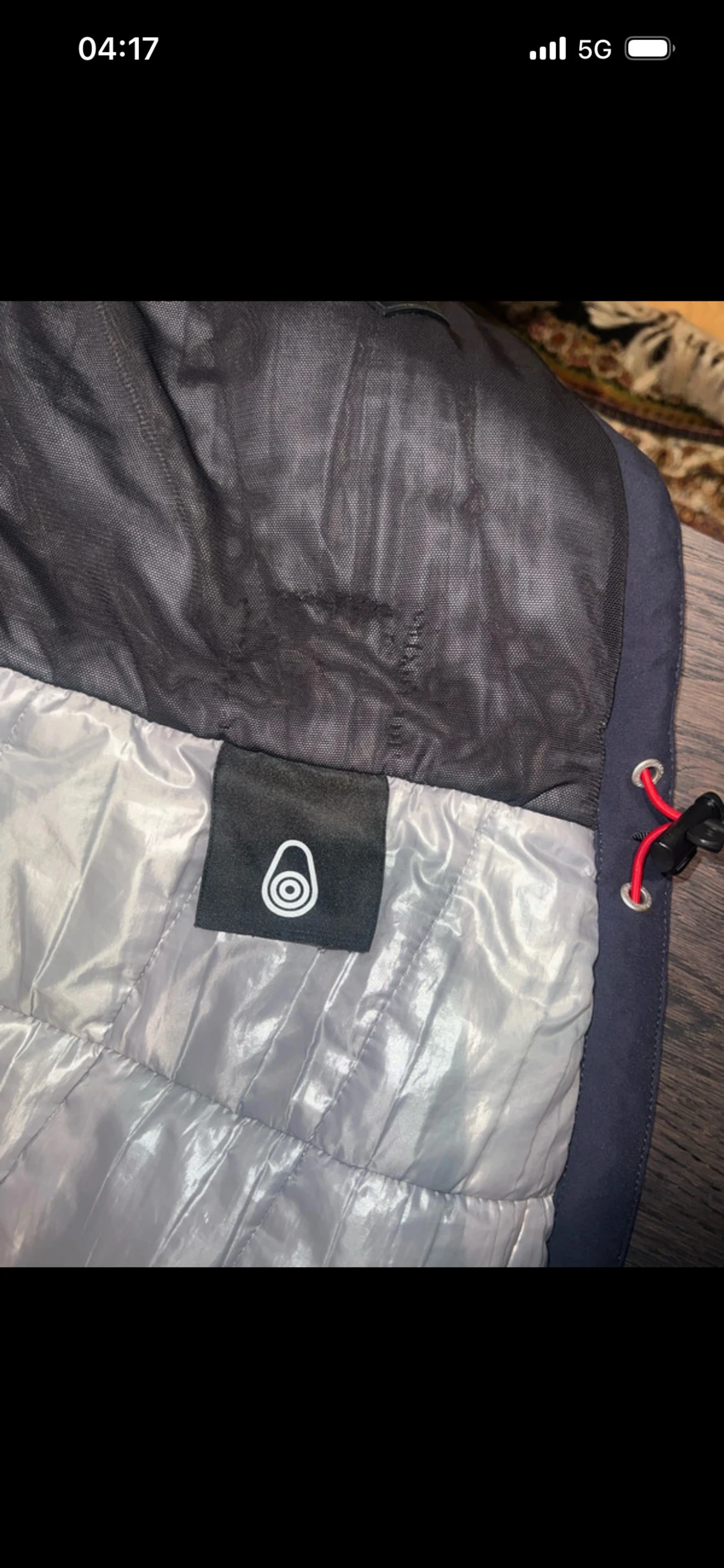 Sail Racing blå dunjacka med huva - 3