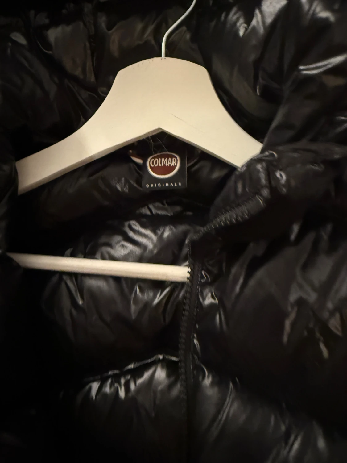 Svart Colmar pufferjacka med huva - 3