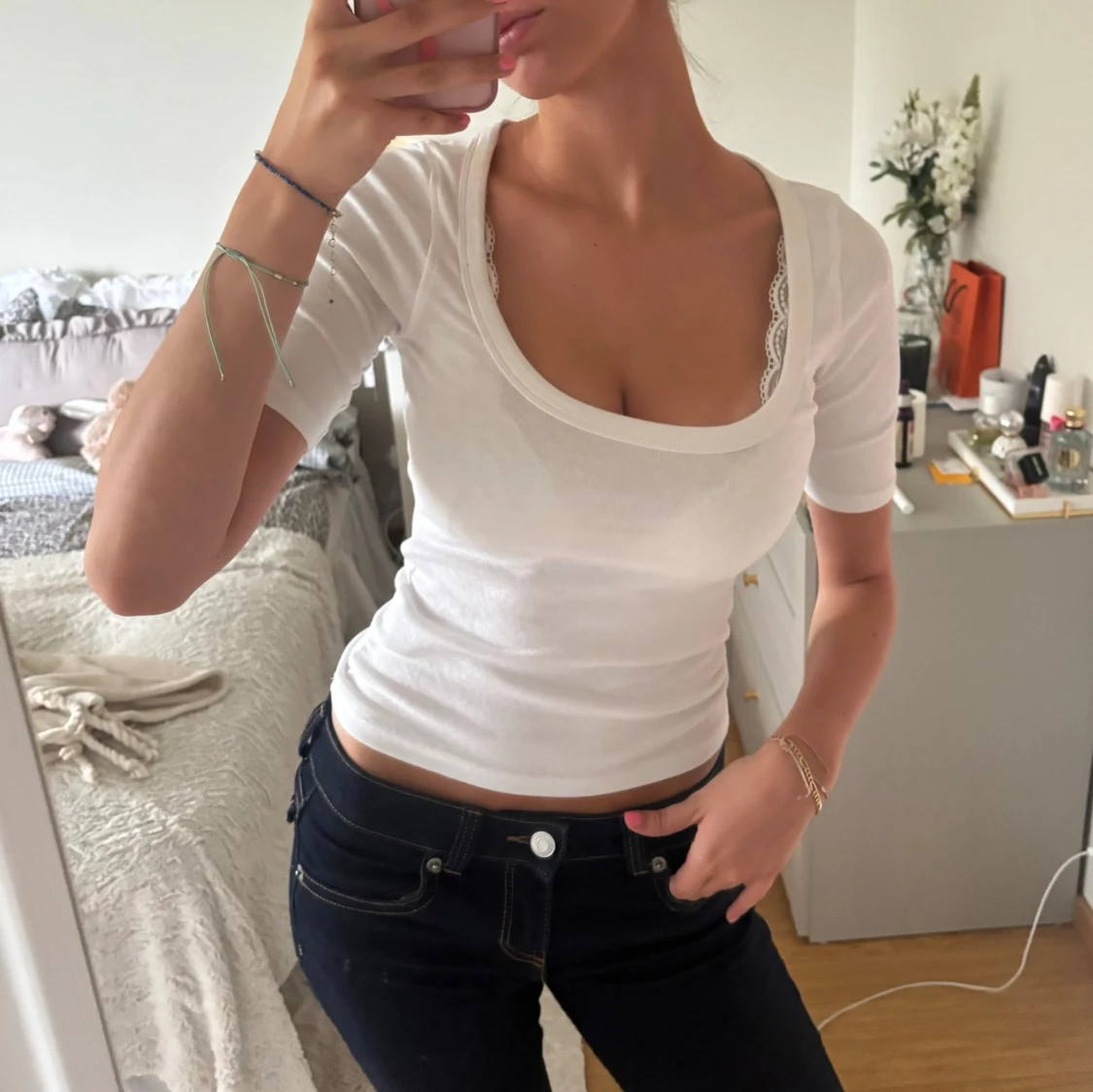 Vit topp❤️❤️