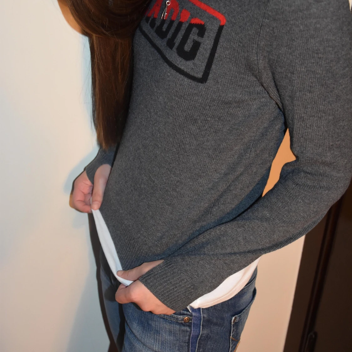 Grå stickad tröja från Zadig & Voltaire - 2