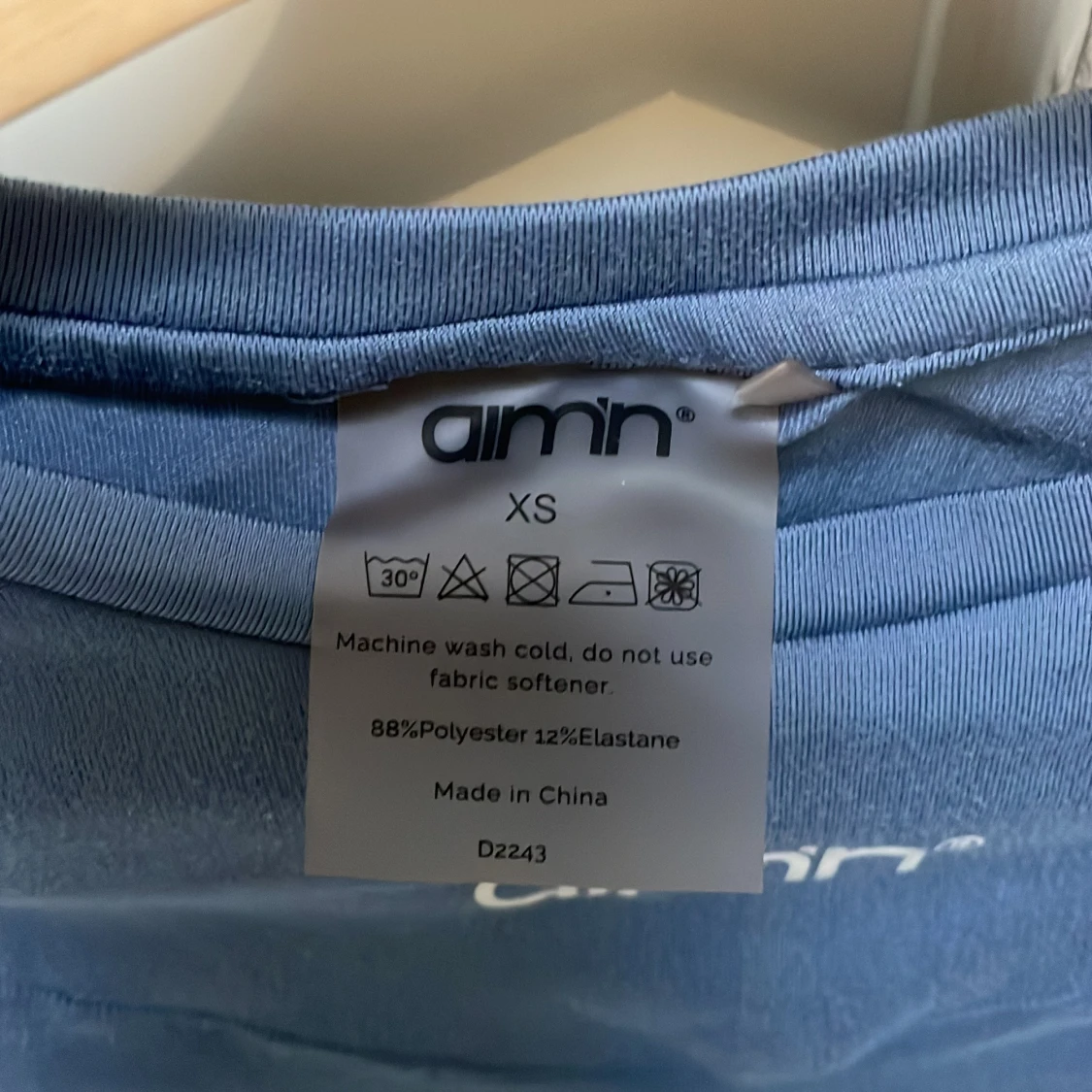 Blå långärmad träningströja Aim'n XS - 2