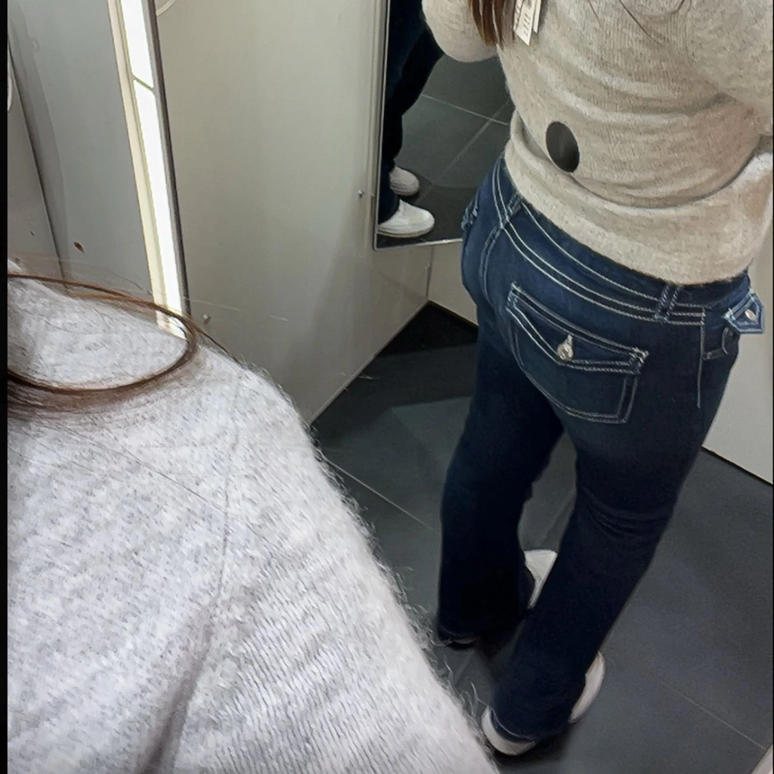 Lågmidjade bootcut jeans