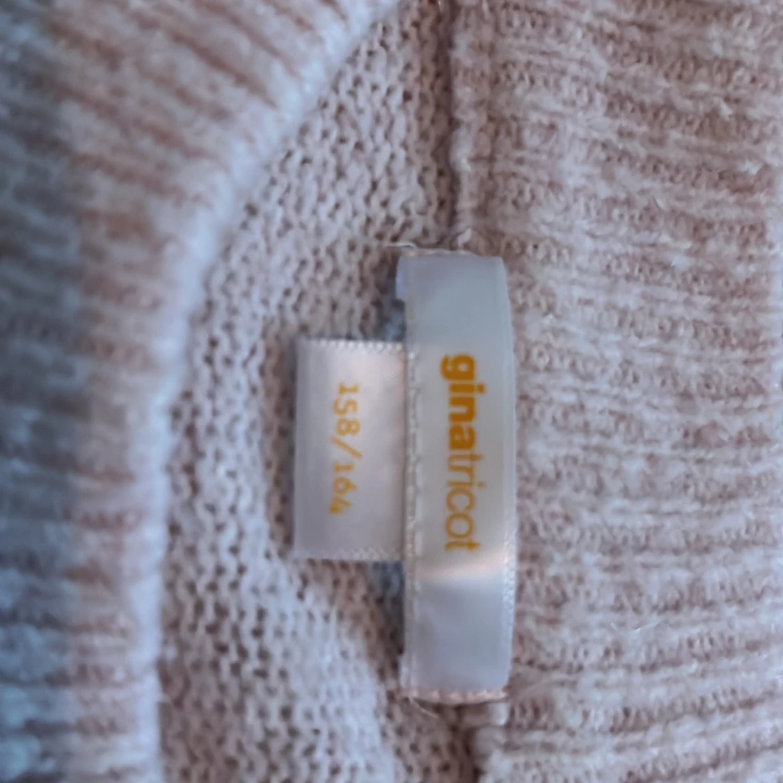 Ljusrosa stickad tröja Gina Tricot - 2