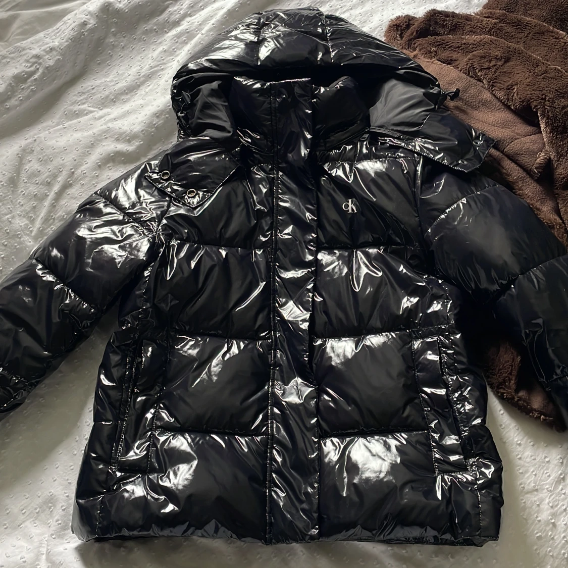 Svart pufferjacka Calvin Klein Jeans