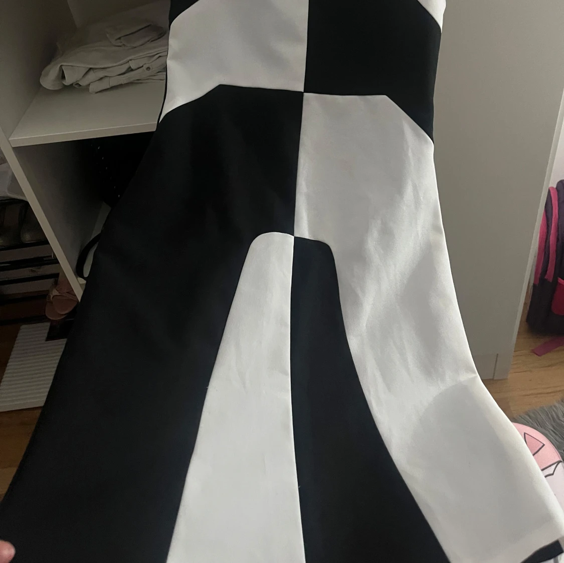 Svartvit rutig klänning KappAhl - 1