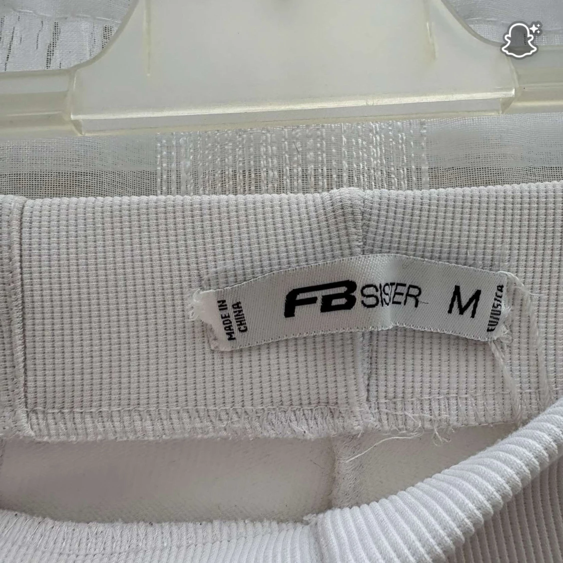 Vita bootcut byxor från FB Sister - 1