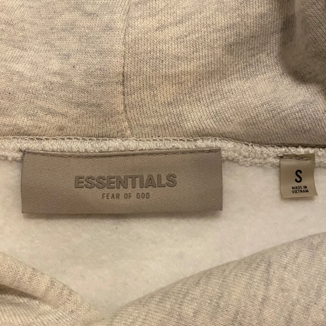 Essentials Fear of God hoodie (Light oatmeal size S)  - 3