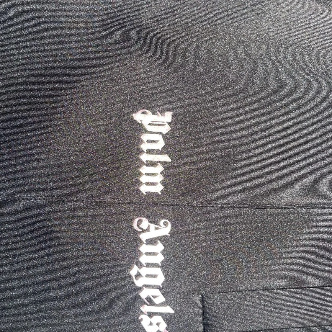 Palm Angels svarta byxor med ränder - 2