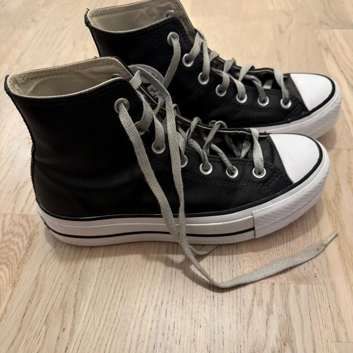 Svarta Converse All Star high-top - 4
