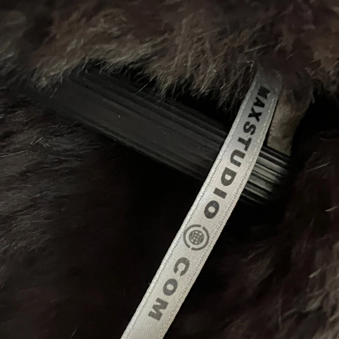 Mörkbrun pälsjacka från Max Studio - 3