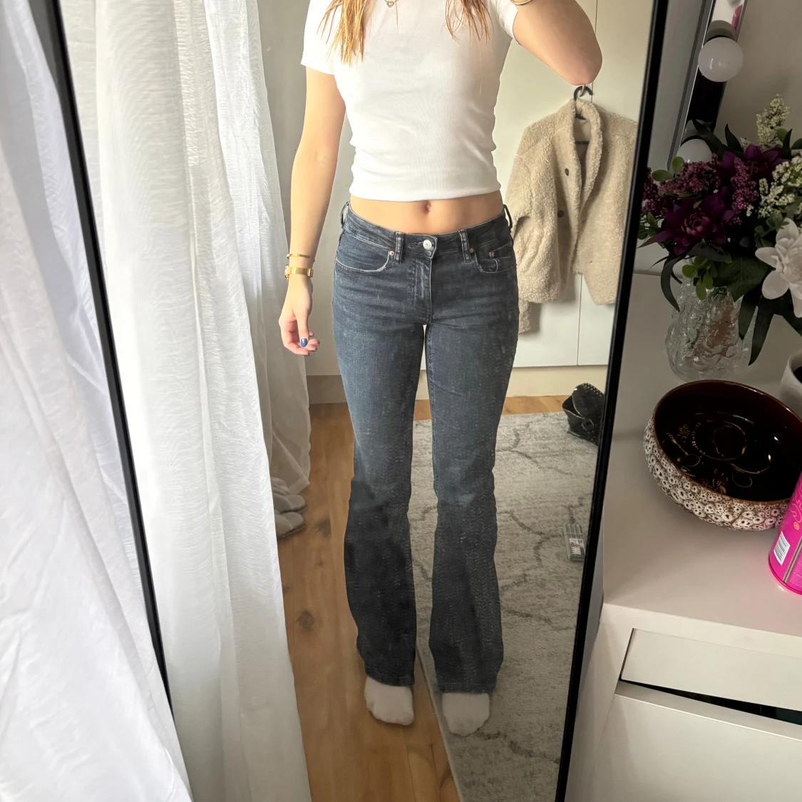Bootcut jeans mörkblå - 2
