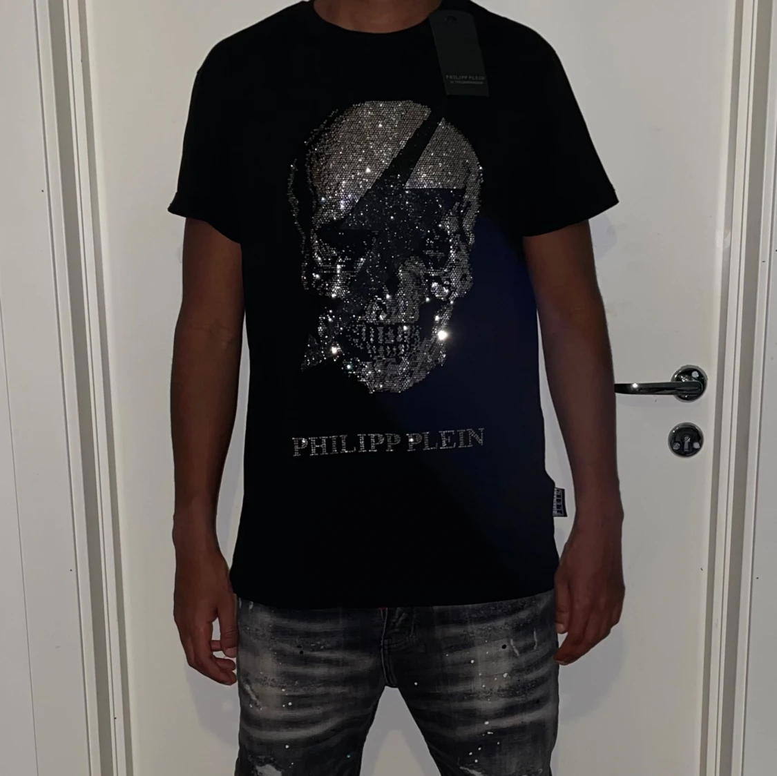 Philipp plein t shirt strl L svart