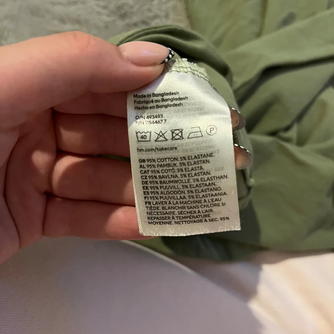 Grön kort klänning - 2