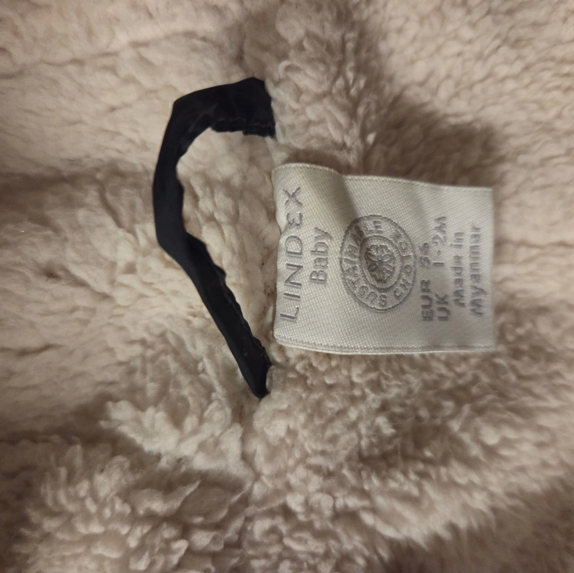 Svart fodrad overall från Lindex Baby - 2